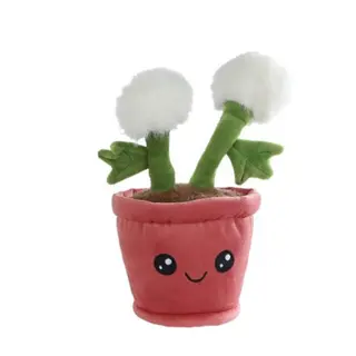 Paardenbloem Pluche L H23cm - Rood