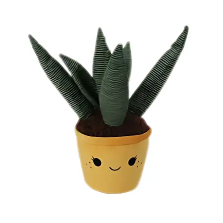 Knuffelplant Pluche 35cm XXL - afbeelding 3