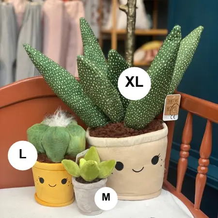 Knuffelplant Pluche 35cm XXL - afbeelding 6