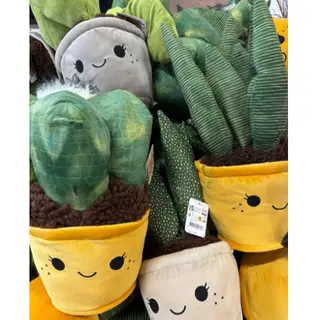 Knuffelplant Pluche 35cm XXL - afbeelding 7