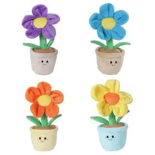 Knuffelplant Pluche Bloem 30 cm – Zachte decoratieve knuffelplant