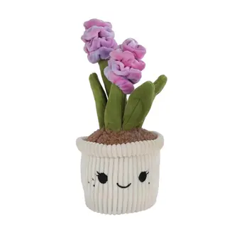 Plant Pluche Hyacint 29cm - Roze
