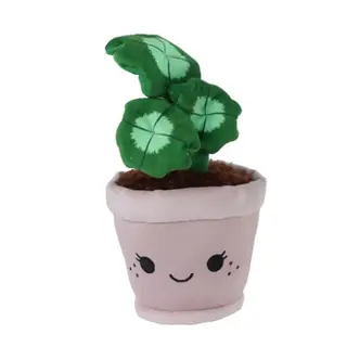 Klavertje Vier Knuffelplantjes - Grijs