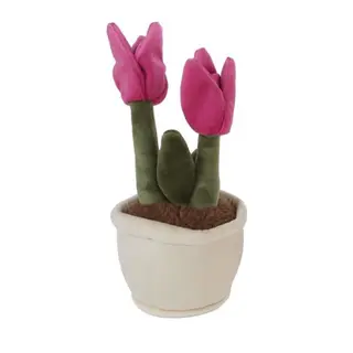 Knuffelplant Pluche Tulp Roze