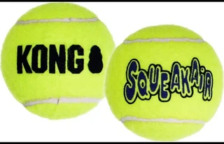 KONG Air Squeaker Tennisbal LARGE- 2 stuks - afbeelding 2