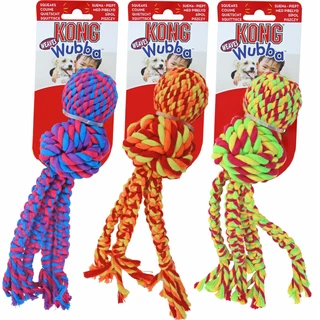 KONG Wubba Weaves W/rope L26cm - assorti