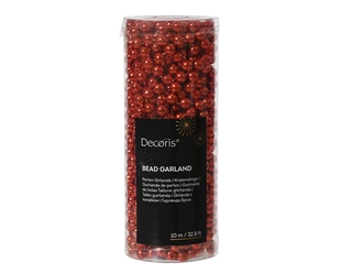 Kralenslinger kerstrood 10 meter| De Tuinwinkel Online