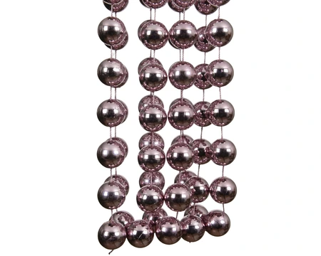 Kralenslinger xxl 270cm - Vintage Roze - afbeelding 2