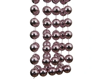 Kralenslinger xxl 270cm - Vintage Roze - afbeelding 2