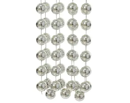 Kralenslinger xxl 270cm - zilver - afbeelding 1