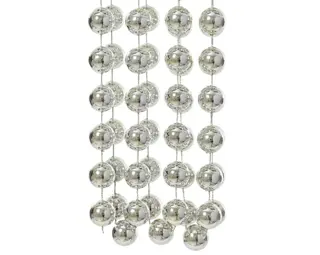 Kralenslinger xxl 270cm - zilver - afbeelding 4