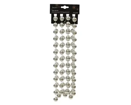Kralenslinger xxl 270cm - zilver - afbeelding 2