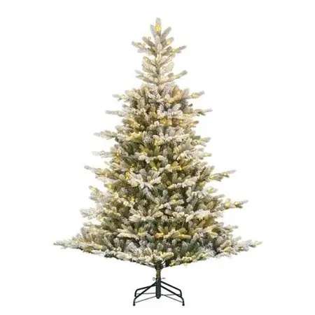Kunstkerstboom Grimshaw Frosted LED H215 x Ø152cm - Black Box Trees