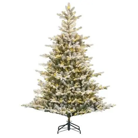 Kunstkerstboom Grimshaw Frosted LED H230 x Ø163cm - Black Box Trees