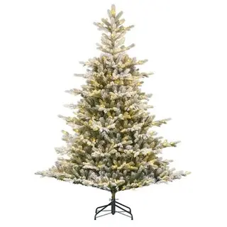 Kunstkerstboom Grimshaw Frosted LED H230 x Ø163cm - Black Box Trees