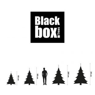 black box kunstkerstboom hoogte