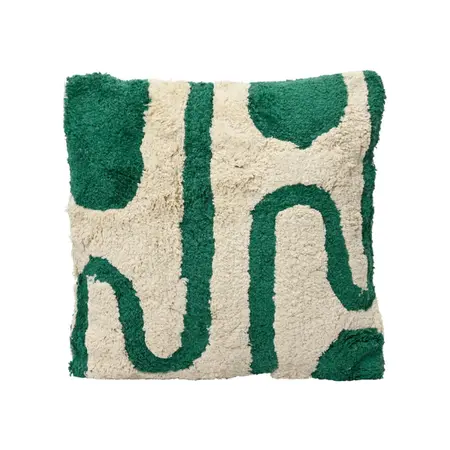Kussen Katoen 45x45cm Groen