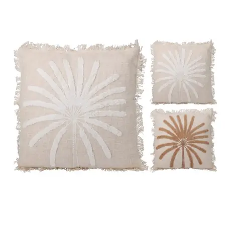 Kussen Palmboom 43x43cm (keuze uit 2 kleuren) - afbeelding 1