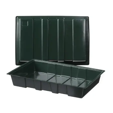 Kweekbakken 35x23.5x5.5cm Groen - 5 stuks