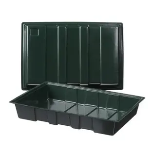 Kweekbakken 35x23.5x5.5cm Groen - 5 stuks