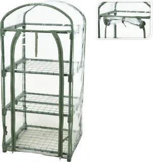 Kweekkas met 3 verdiepingen 50x45x105cm - afbeelding 2