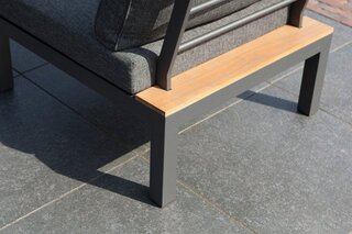 Detailfoto 1 La vida hoek loungeset - Exotan - Teak