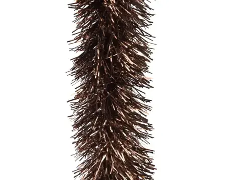 Lametta Guirlande - 10x270cm - Espresso - afbeelding 2