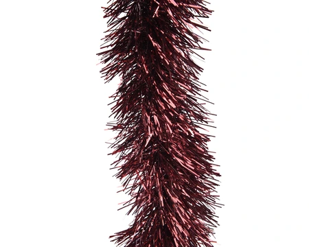 Lametta Guirlande - 10x270cm - Ossenbloed