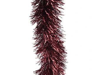 Lametta Guirlande - 10x270cm - Ossenbloed