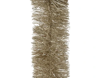 Lametta Guirlande - 10x270cm - Parel - afbeelding 1