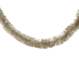 Lametta Guirlande - 10x270cm - Parel - afbeelding 2