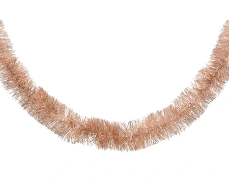 Lametta Guirlande - 10x270cm - Peach Pearl