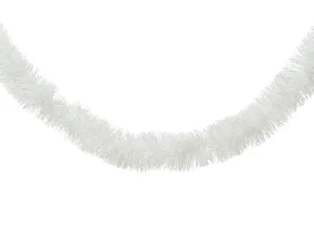 Lametta Guirlande - 10x270cm - Winter White