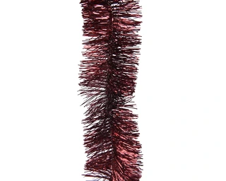 Lametta Guirlande - 7x270cm - Ossenbloed
