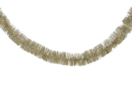 Lametta Guirlande - 7x270cm - Parel - afbeelding 1