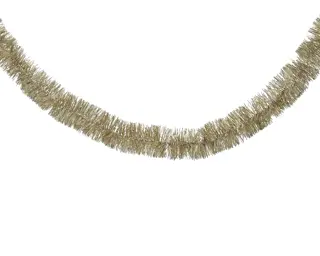 Lametta Guirlande - 7x270cm - Parel - afbeelding 1