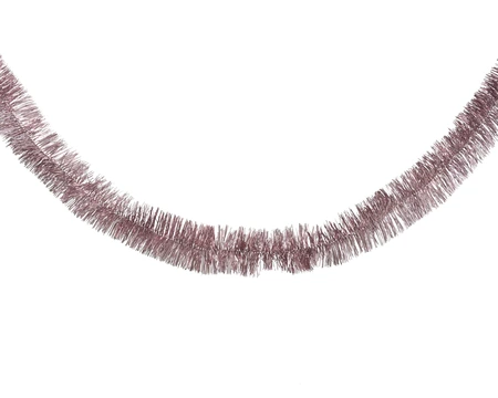 Lametta Guirlande - 7x270cm - Vintage Roze