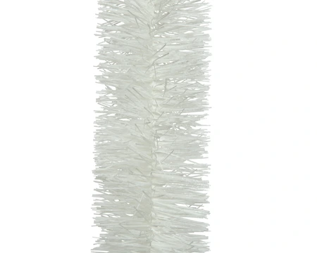 Lametta Guirlande - 7x270cm - Winter Wit Diamant - afbeelding 1