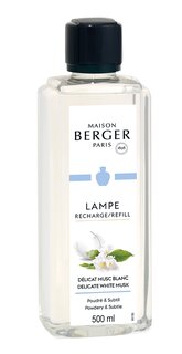 Huisparfum 500ml Délicat Musc Blanc / Delicate White Musk -  Lampe Berger navulling