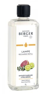 Huisparfum 1L Envolée d'Agrumes / Citrus Breeze - Lampe Berger navulling