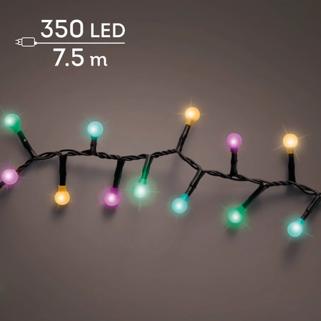 Led Cherry Compact Twinkle Lights - Lumineo - 350 lampjes Soft multi colour