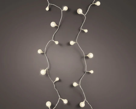 LED Cherry Lights - Lumineo - 120 lampjes Warm Wit / Transparant - afbeelding 2