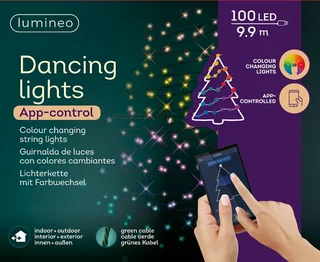LED Dancing Lights App-control 100 lampjes Colour changing