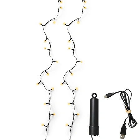 Duracharge Basic Twinkle - 50 LED Klassiek Warm (USB oplaadbaar)