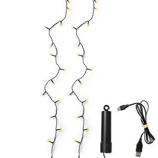 Duracharge Basic Twinkle - 50 LED Klassiek Warm (USB oplaadbaar)