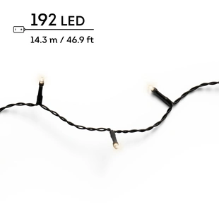 LED Durawise Battery Lights Twinkle - Lumineo - 192 lampjes warm wit