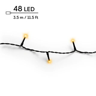 LED Durawise Battery Lights Twinkle - Lumineo - 48 lampjes Klassiek Warm