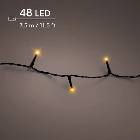 LED Durawise Battery Lights Twinkle - Lumineo - 48 lampjes Klassiek Warm - afbeelding 2