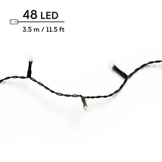LED Durawise Battery Lights Twinkle - Lumineo - 48 lampjes warm wit - afbeelding 1