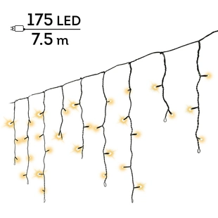 LED Icicle Lights Twinkle - Lumineo - 175 lampjes klassiek warm